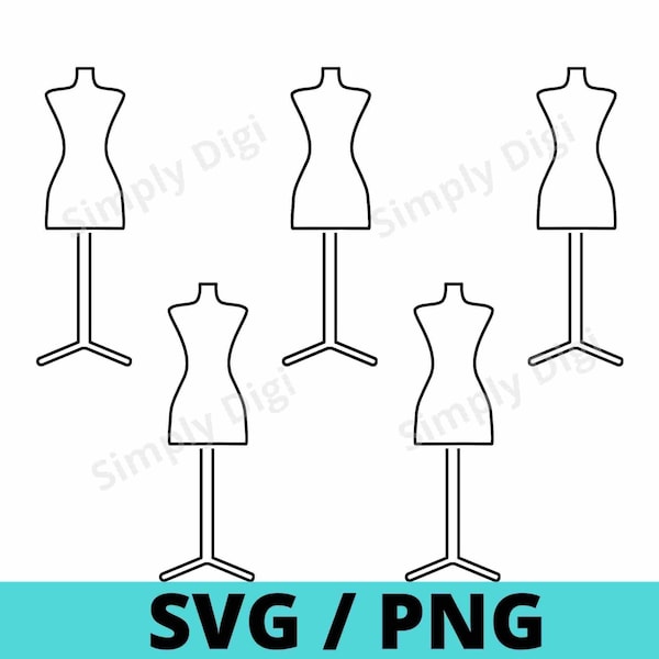 Fashion Mannequin sewing crafting bodice sew seamstress tailor craft fancy dress corset Pattern SVG PNG Background Clipart Vector cricut