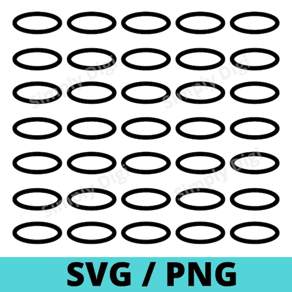 Curved Circle Ring Halo rings lines line Ovals oval shape SVG PNG Digital Background Clipart Vector silhouette Patterned cricut business