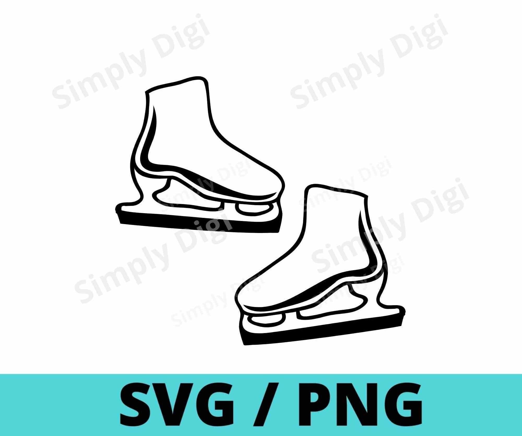 Two Bladed Ice Skates