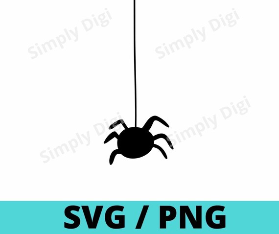 Hanging Spider SVG PNG Insect Insects Spooky Spiders Legs Cut - Etsy