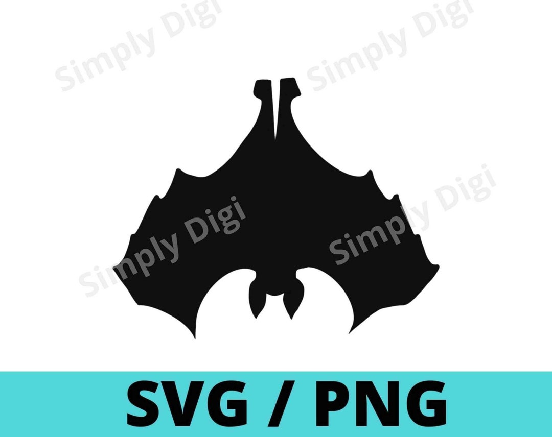 Upside Down Bats Bat SVG PNG Halloween Spooky Wings Vampire Pattern ...