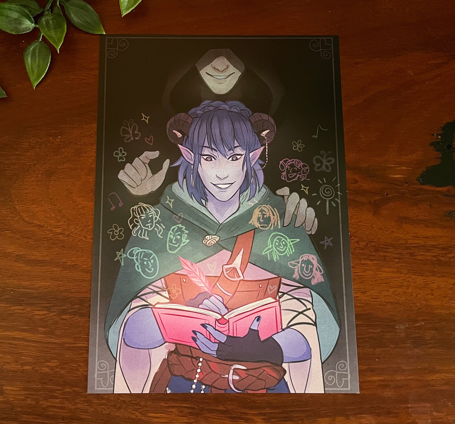 Jester Lavorre and the Traveller Critical Role A5 Print Etsy