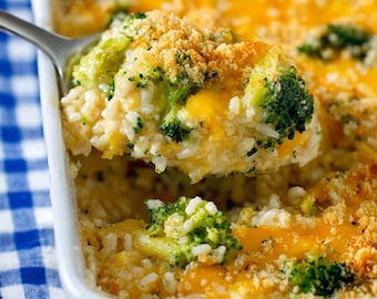 Broccoli and Cheese Casserole Recipe – Creamy Cheesy Comfort Food Digital PDF