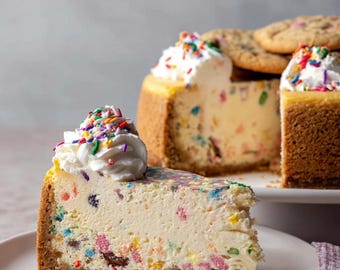 Sugar Cookie Cheesecake Recipe PDF – Funfetti Crust & Sprinkle Whipped Cream