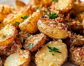 Crispy Garlic Butter Potatoes – Easy & Flavor-Packed Side Dish Recipe