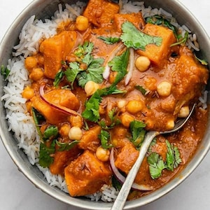 Vegan Sweet Potato Chickpea Curry Recipe Ebook | Healthy Plant Based Meal | Easy Dinner Recipe | One Pot Vegan | Digital Download