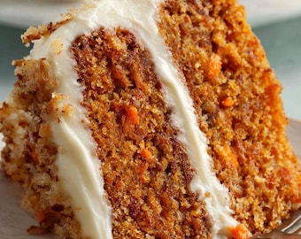 Moist Amish Carrot Cake Recipe | Classic Cream Cheese Frosting Instant Download