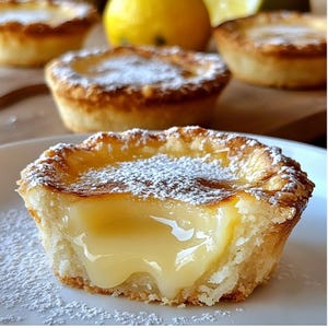 BEST RECIPE for Baby Lemon Impossible Pies | Mini Citrus Dessert | Printable Recipe | Download PDF