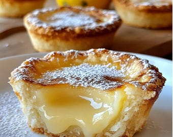 BEST RECIPE for Baby Lemon Impossible Pies | Mini Citrus Dessert | Printable Recipe | Download PDF