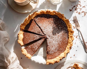 Chocolate Chess Pie Recipe PDF – Classic Southern Chocolate Dessert Digital Download
