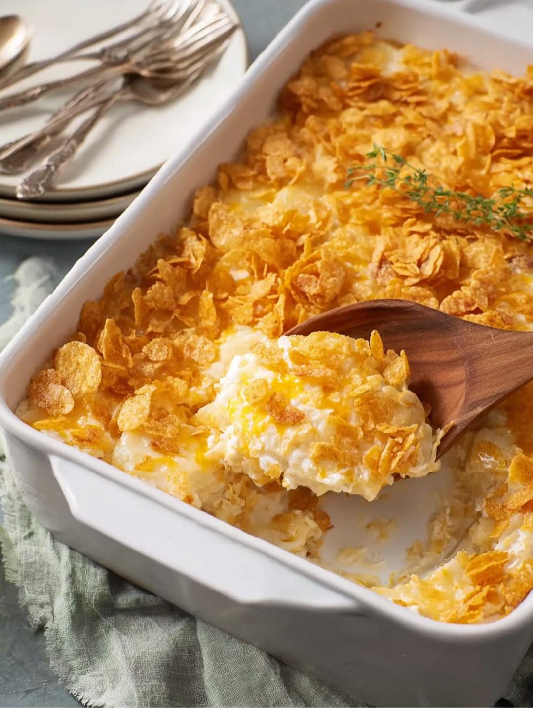 Cheesy Hashbrown Casserole Recipe – Comfort Food Side Dish Digital PDF ...