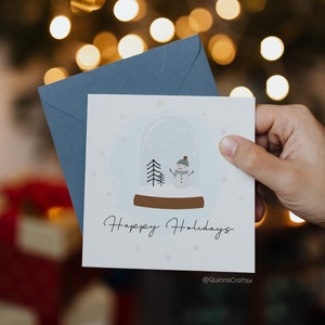 Tarjeta de Navidad, Tarjeta de Navidad dulce, Tarjeta de Navidad sencilla, Feliz Navidad, Feliz Navidad, Tarjeta de Navidad familiar, Tarjetas familiares