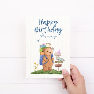 Child&#39;s Birthday Card, Child&#39;s Birthday, First Birthday Card, 1st Birthday, 2nd Birthday, Sons Birthday Card, Nephew, Brother, Boys Card