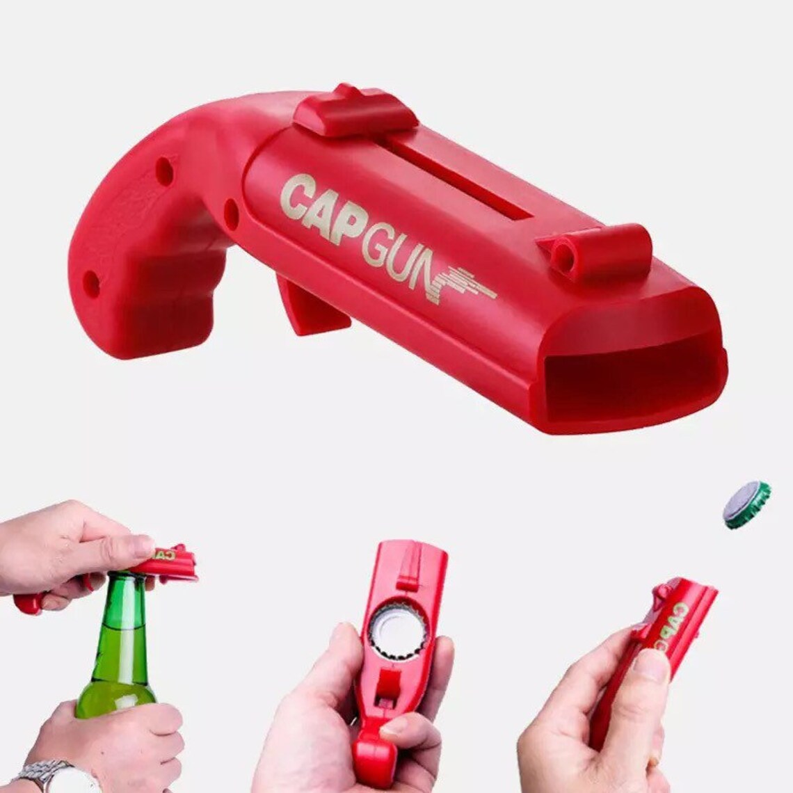 Bottle Opener Gun Portable Bottle Opener/cap Launcher That Etsy
