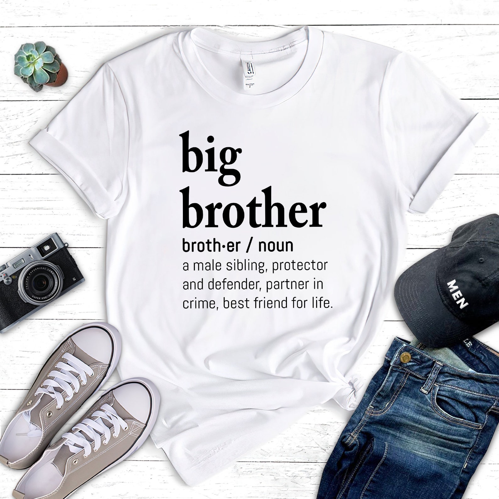 Big Brother Definition Shirt Big Bro Shirt Baby Ankündigung Etsy