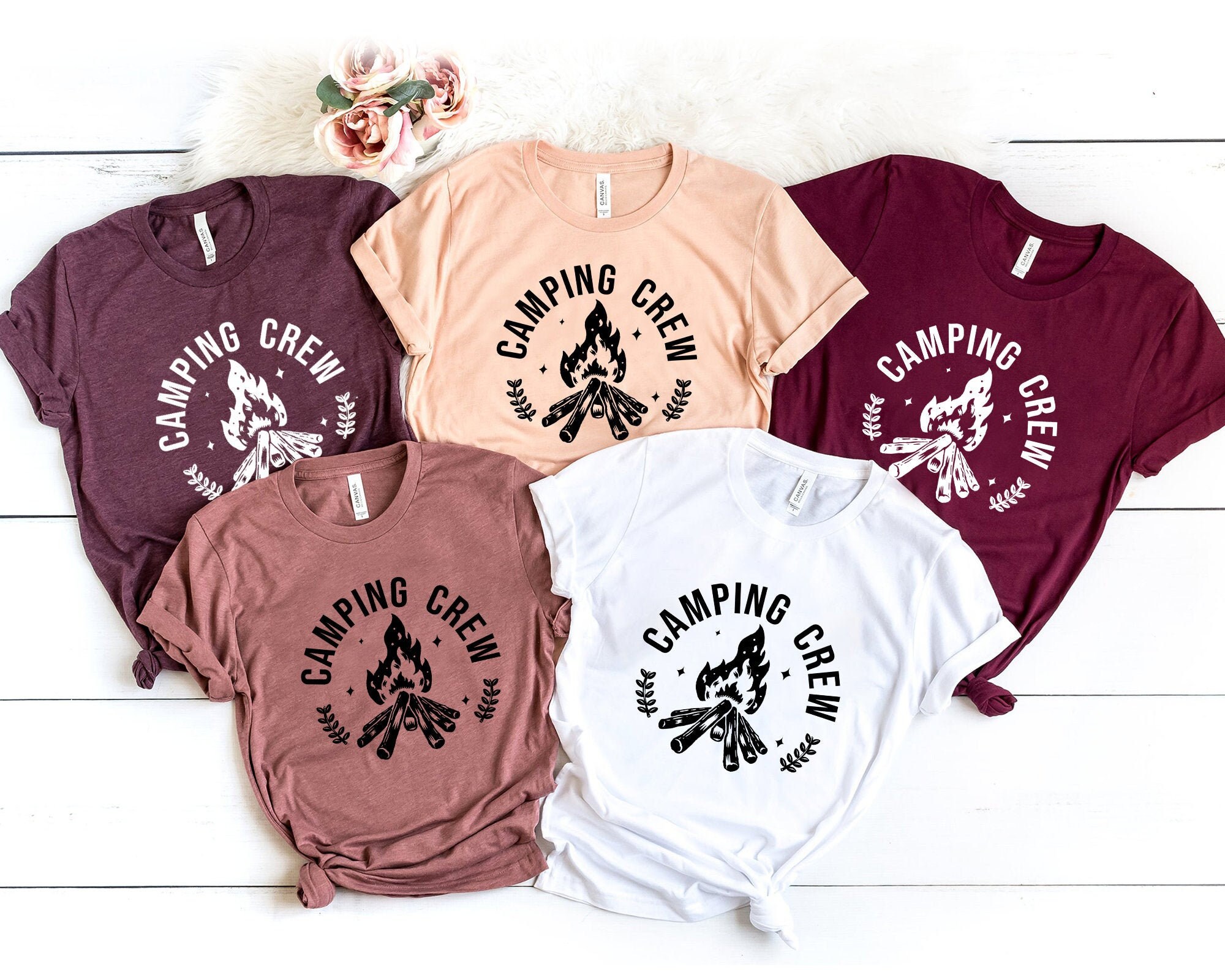 Camping Crew Shirt Family Matching Shirts Vacay Mode Etsy