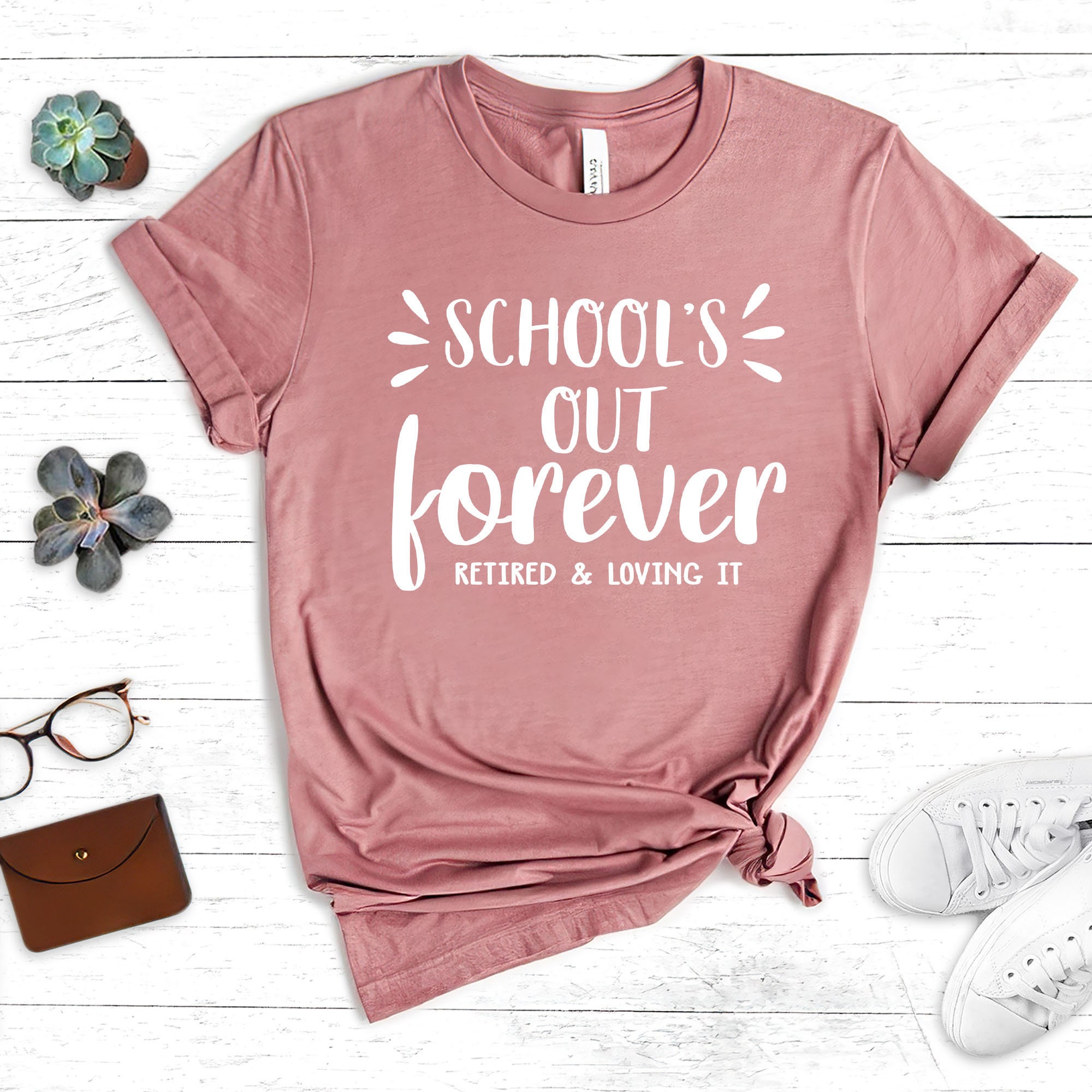 Funny Teacher Shirt Teacher School's Out Forever Shirt Etsy