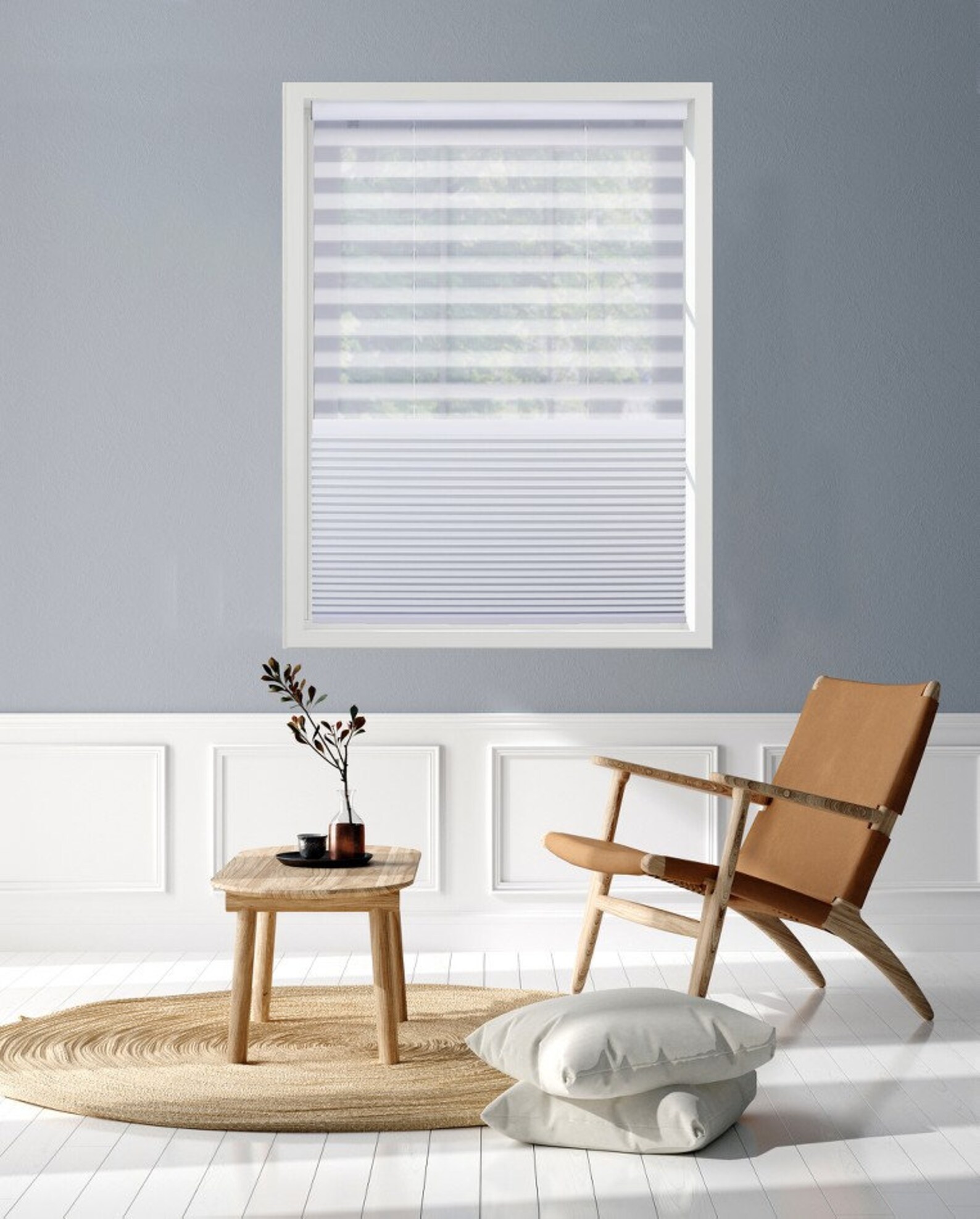 Linen Avenue Cordless Day/night Cellular Shade Etsy