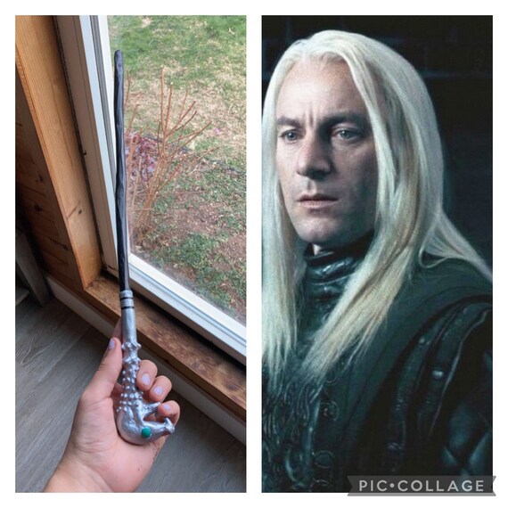 Lucius Malfoy wand Etsy