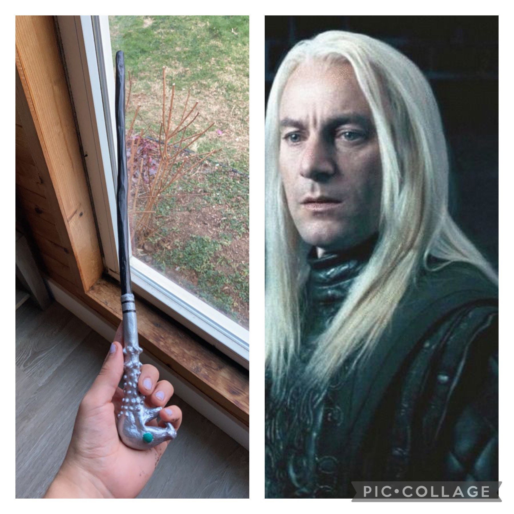 Lucius Malfoy wand Etsy