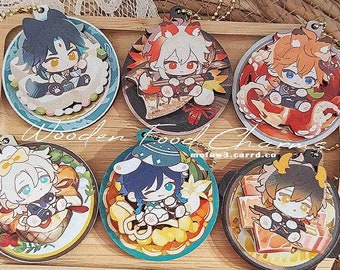 Genshin Wooden Food Charms