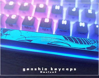 PREORDER Genshin Impact Black Spacebar Keycaps