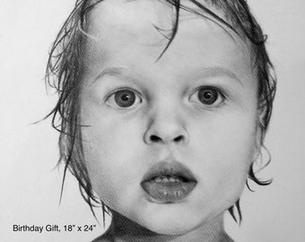 Custom Portraits in Charcoal