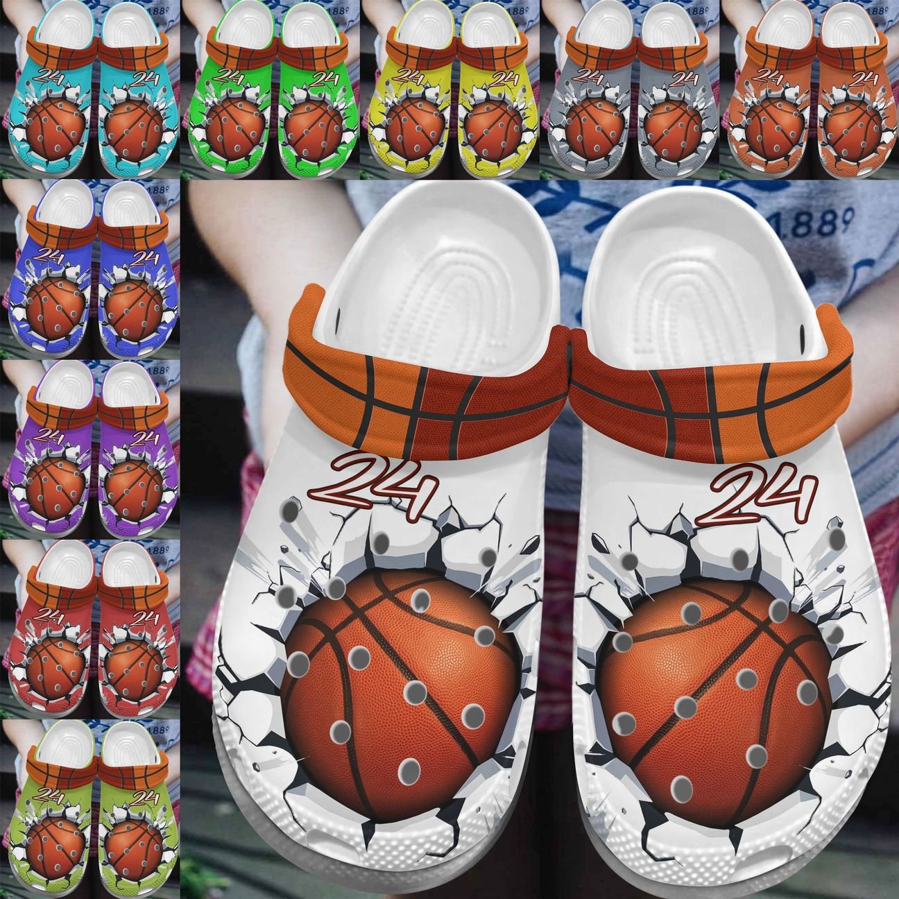 basket ball crocs