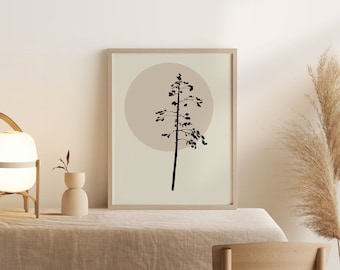 Neutral Wall Art Print, Neutral Wall Decor, Downloadable Print, Minimal Decor, Neutral Art Print, Neutral Home Decor, Minimal Nature Print