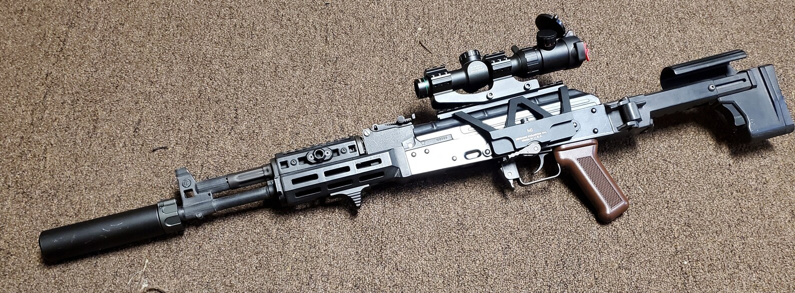 Folding Adjustable Stock for fixed stock GBB AK's Etsy