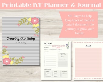 IVF Planner and Journal *Printable*