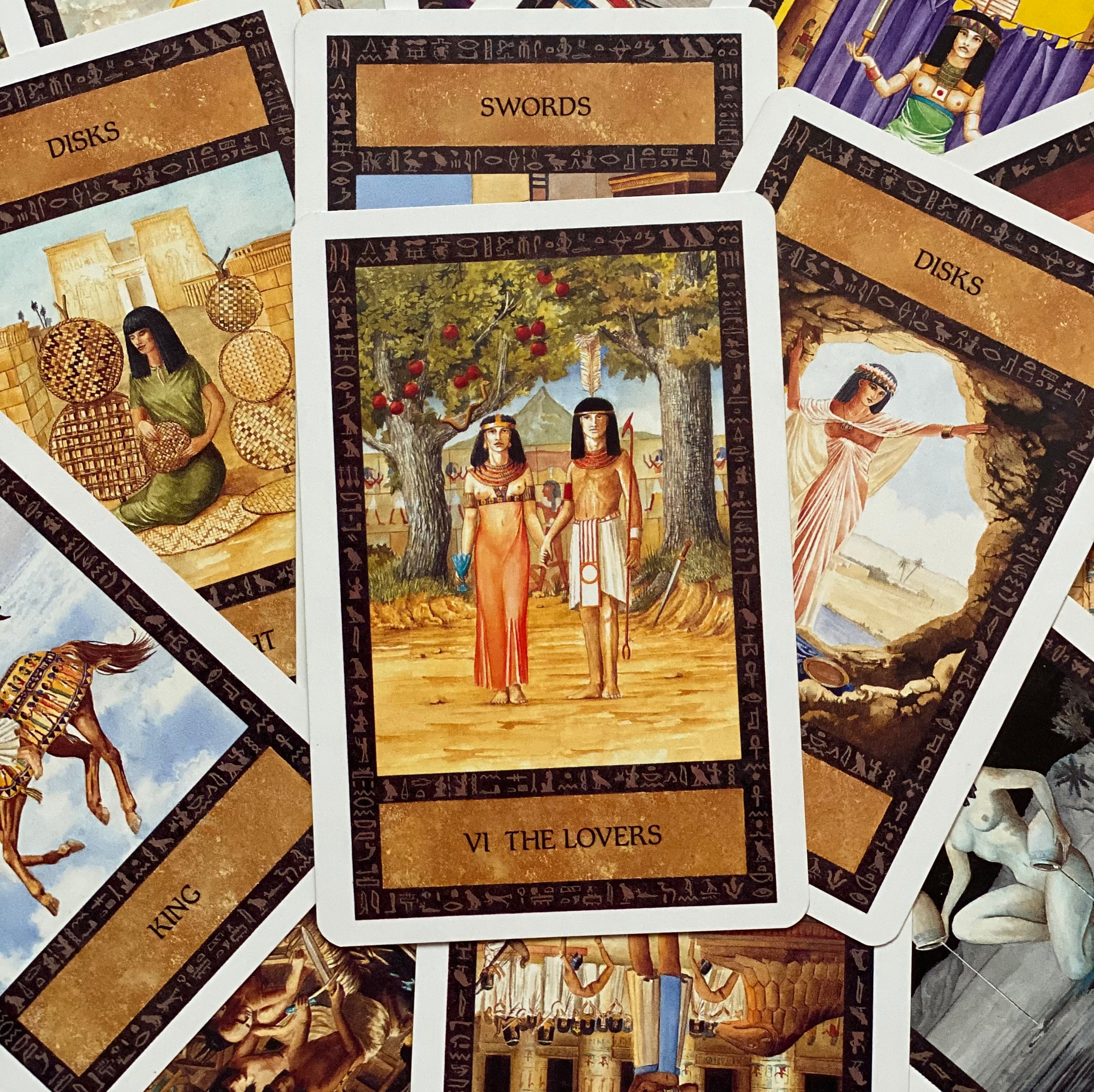 Ancient Egyptian Tarot Reading Etsy