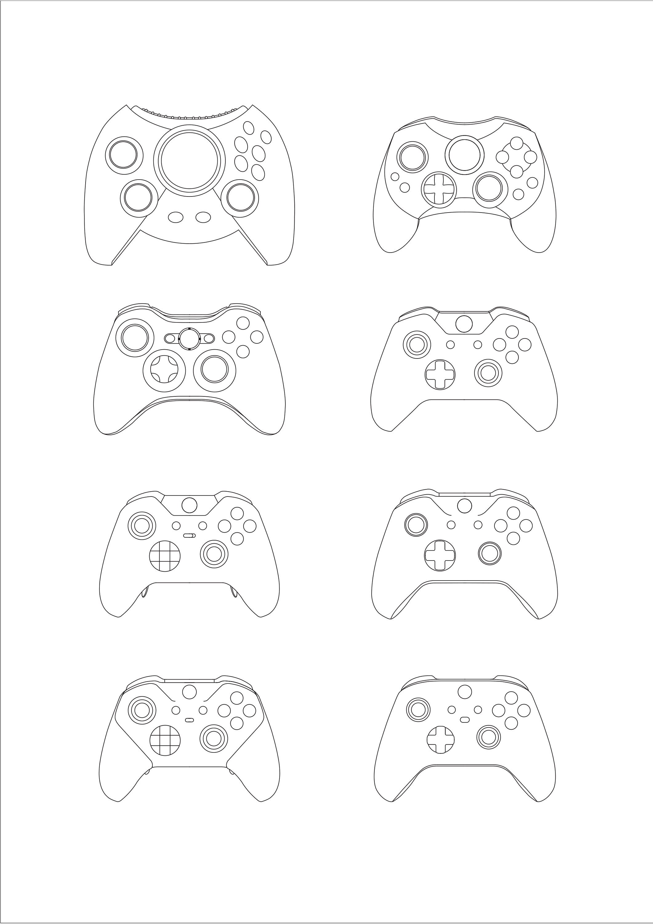 Xbox Controller Art Print Minimalist Xbox the Duke and Xbox Etsy