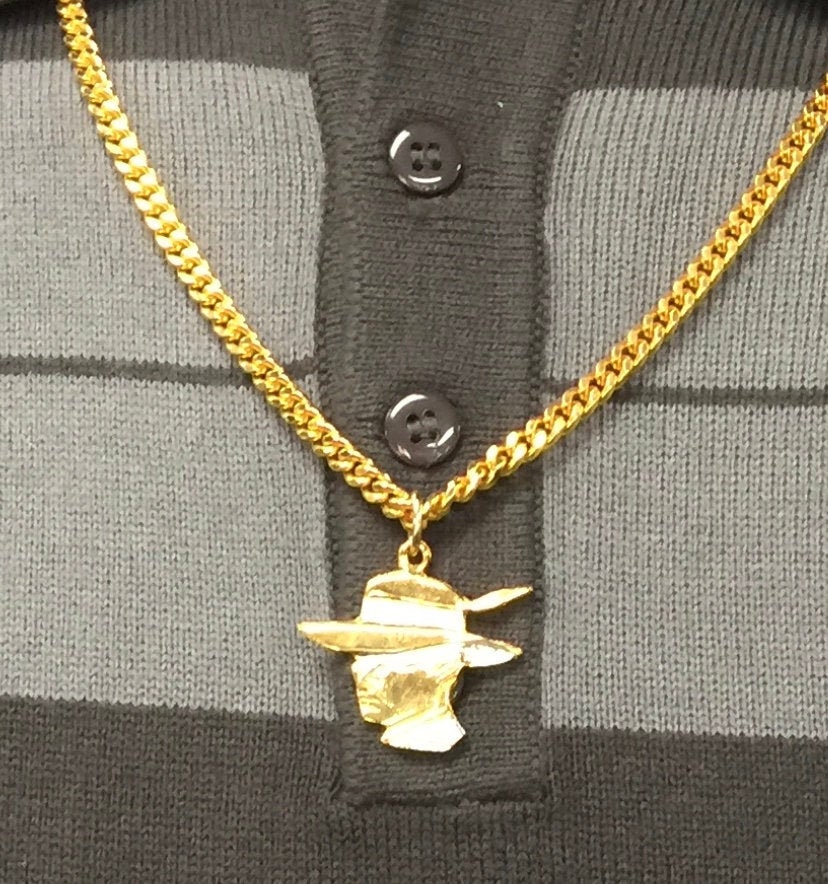 El Pachuco Head Medalion Necklace | Etsy