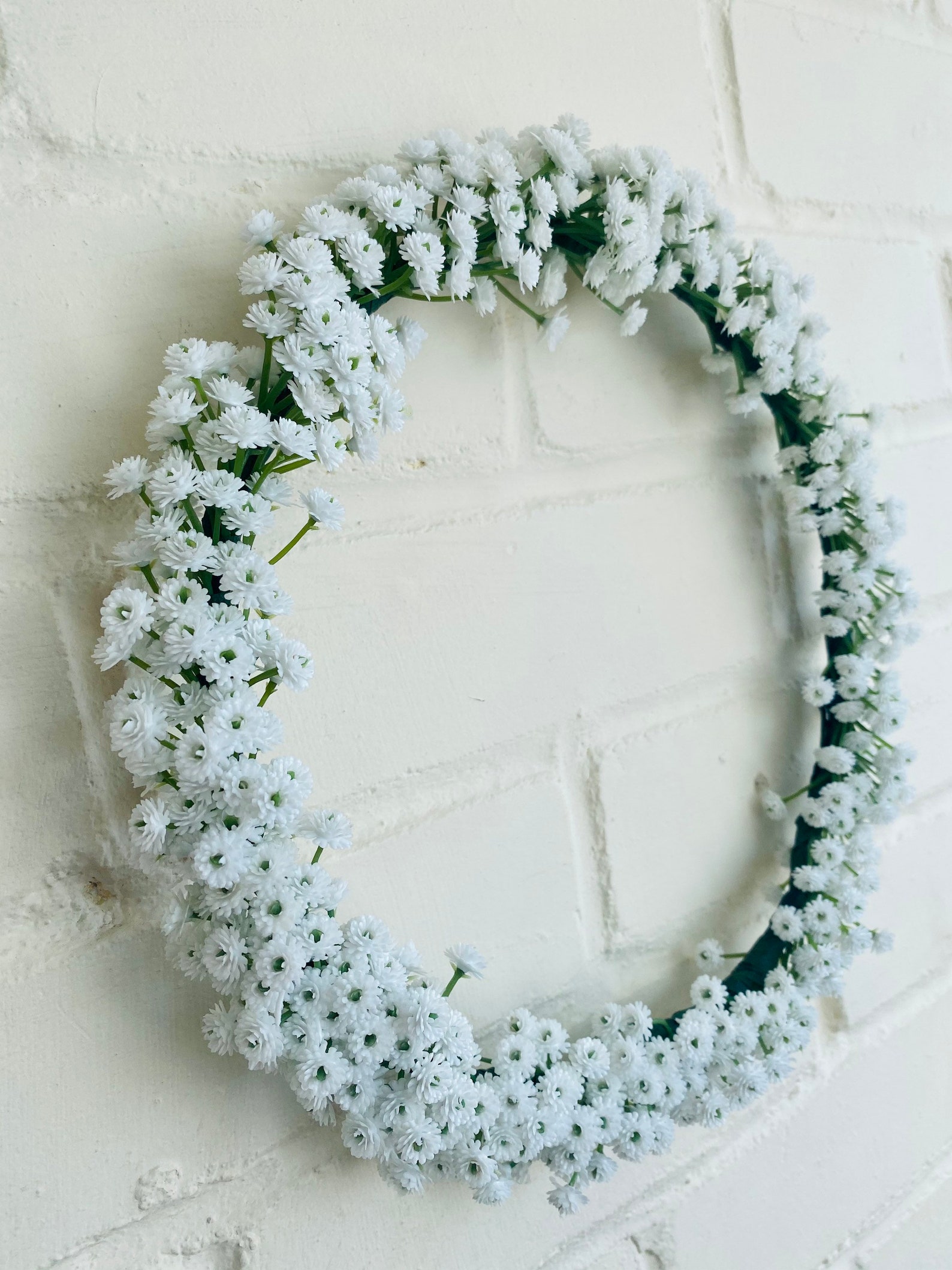 Babies Breath Wreath Gypsophila Wreath Gyp Wreath. A | Etsy