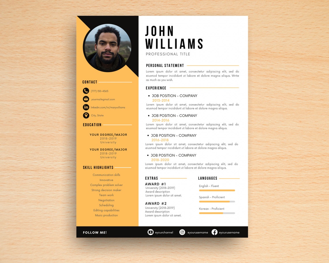 3-canva-resume-templates-cv-templates-for-begginers-etsy