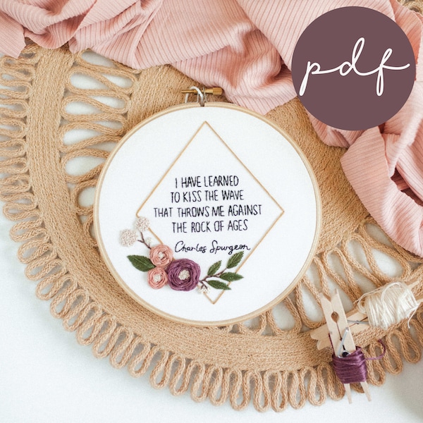 Bible Verse Hand Embroidery - Etsy
