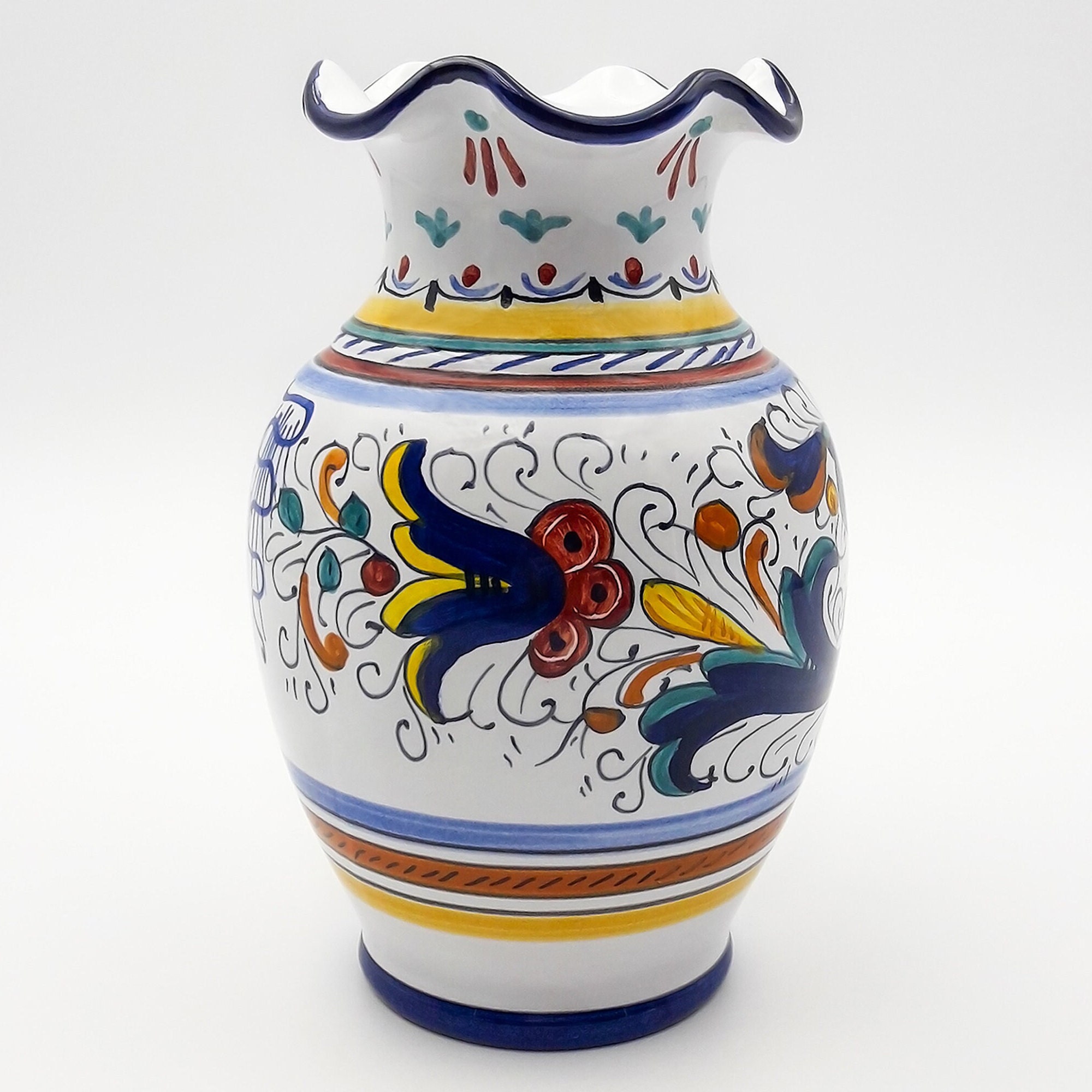 Vaso In Ceramica Portafortuna DDRROJFRS – Ciotola Del Tesoro, Decorazione Feng Shui, Colore Verde Large