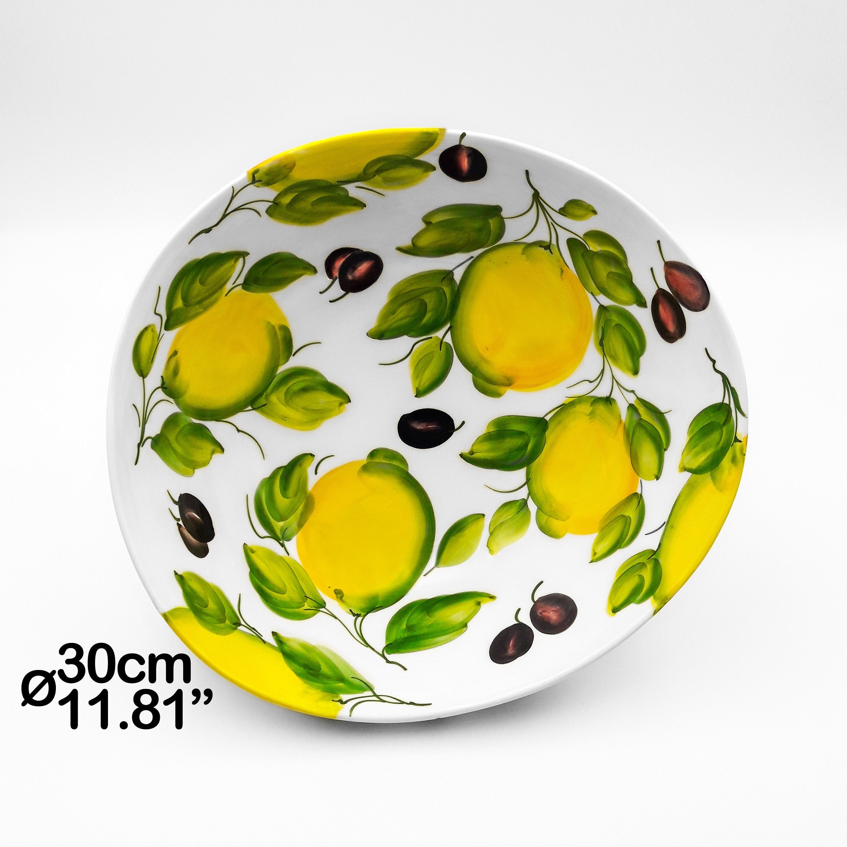 Dorotea Hand Painted Small Fruit Bowl, 5.25-Inch, Set Of 4, Assorted