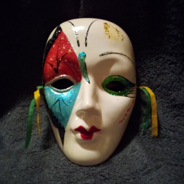 Harlequin Mask - Etsy