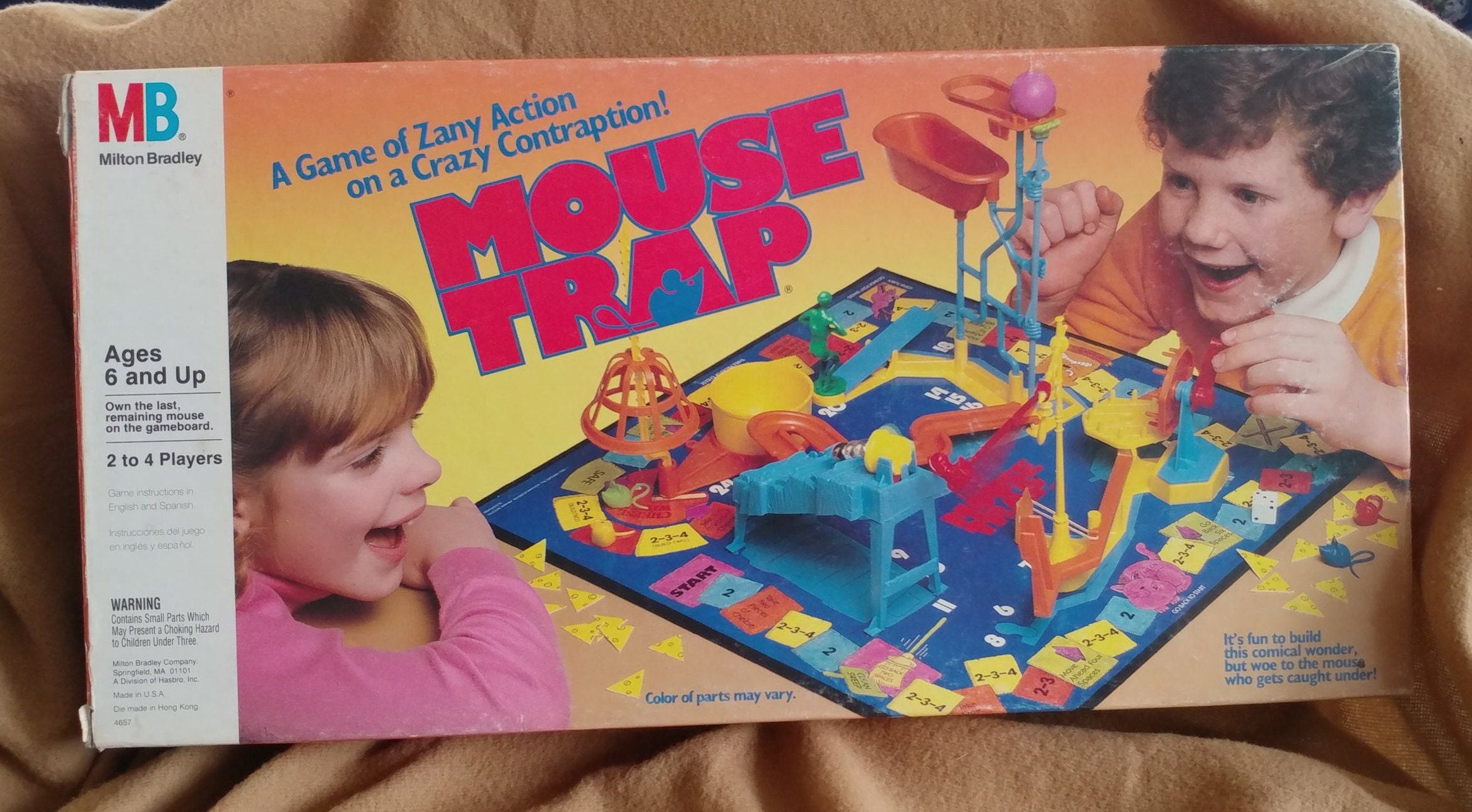 Vintage 1986 Mouse Trap Board Game - Milton Bradley #4657