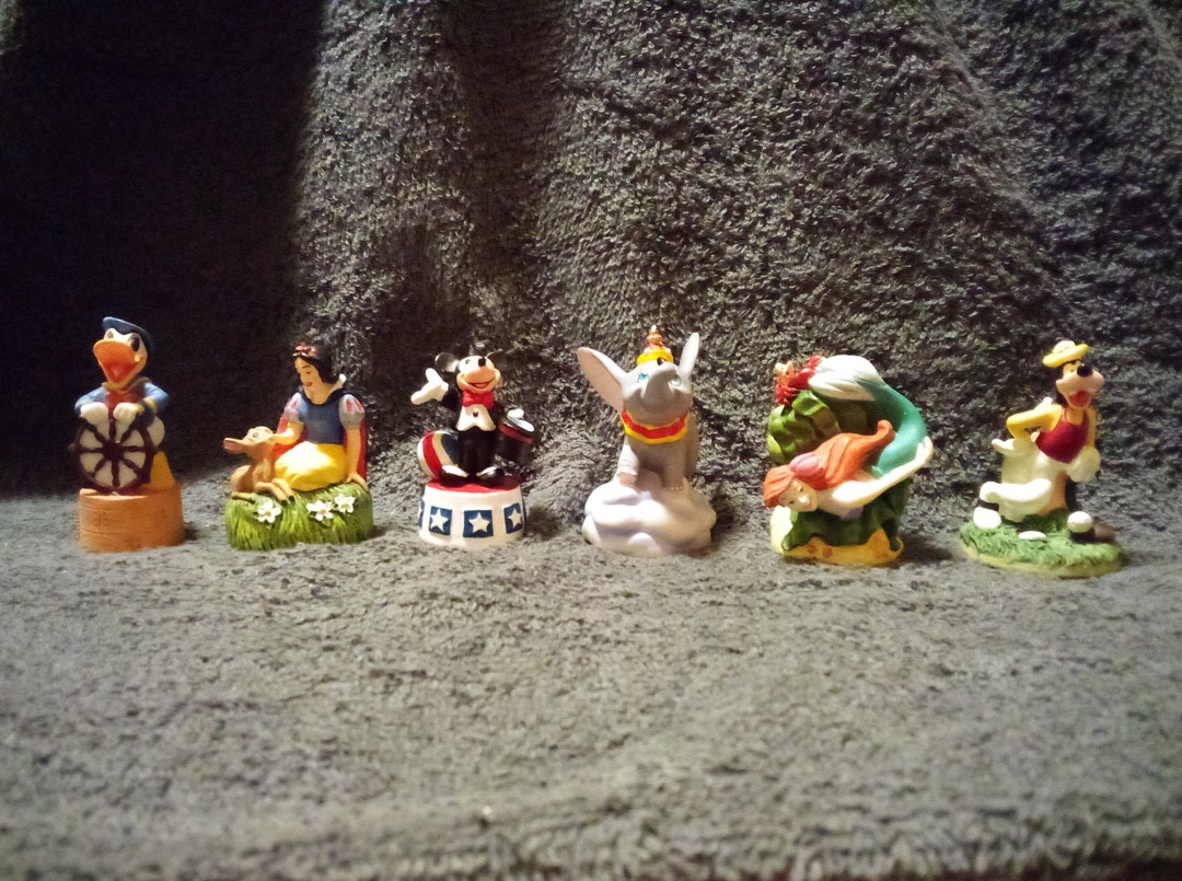 Choice of Vintage Disney Mini Thimble Figurines by Lenox - Mickey Mouse ...