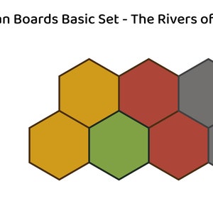 3D Printed Catan Boards for Scenario - the Rivers of Catan - Etsy