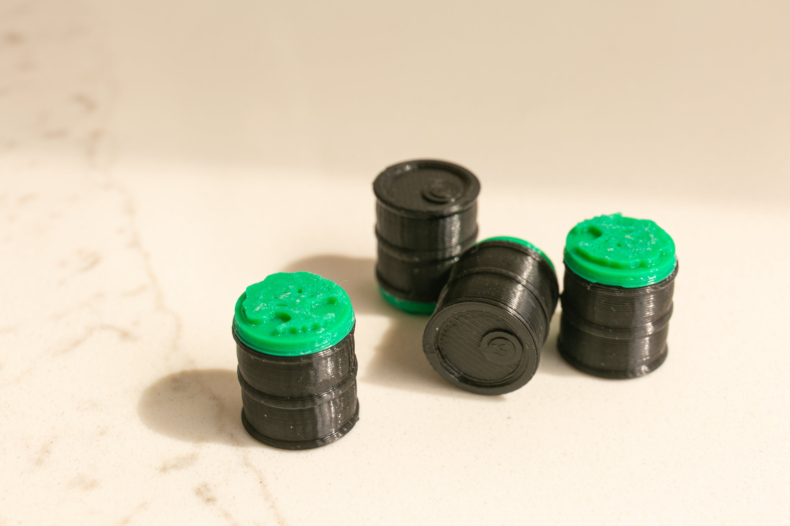 3D Printed Oil Pump Oil Tank for Catan Scenario Oil Springs Etsy