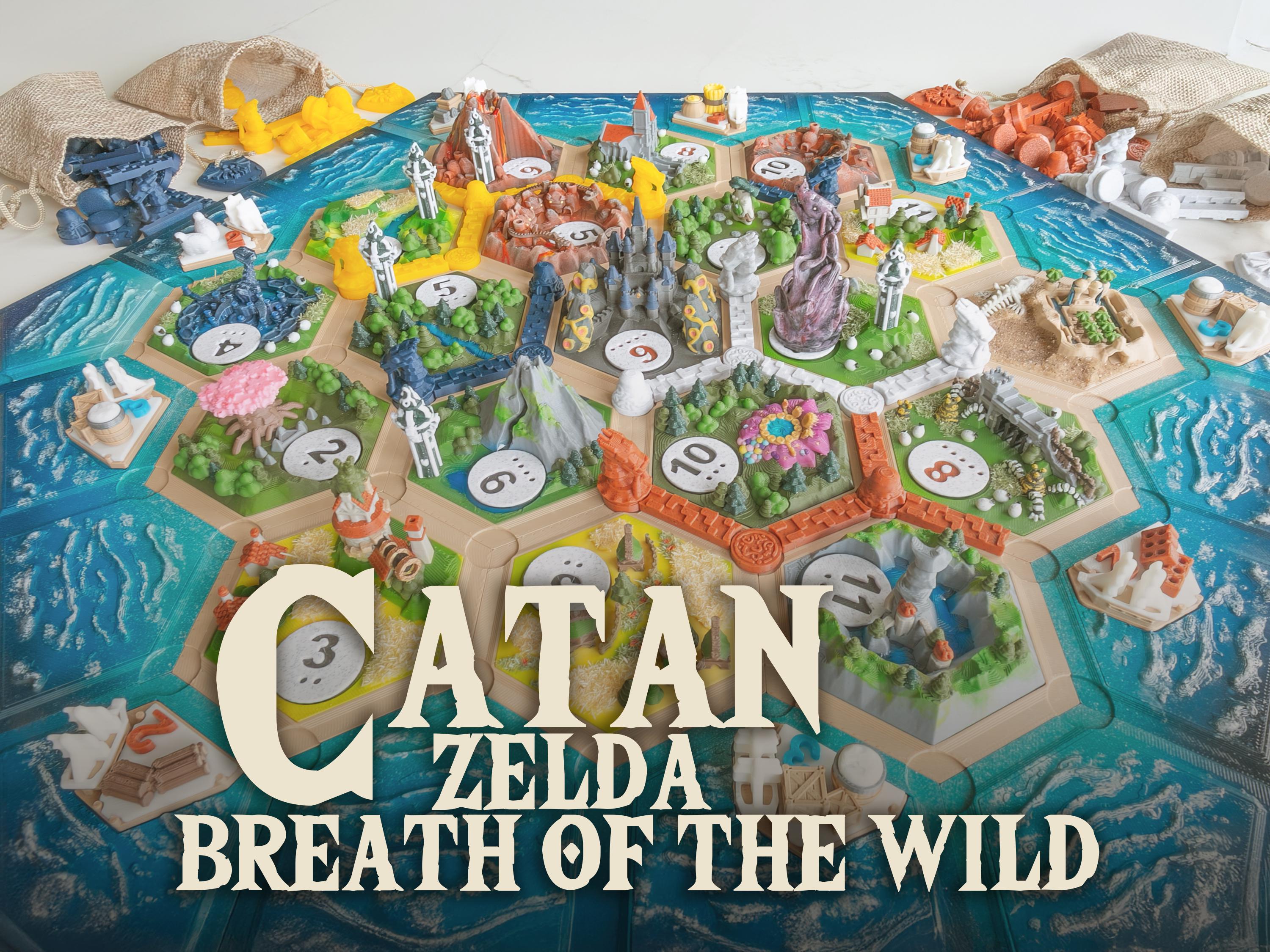 3Dプリント ゼルダの伝説 ブレスオブザワイルド 立体地図 カラー版（受注製作） 海外ファンが『ゼルダの伝説 ブレス オブ ザ ワイルド』の