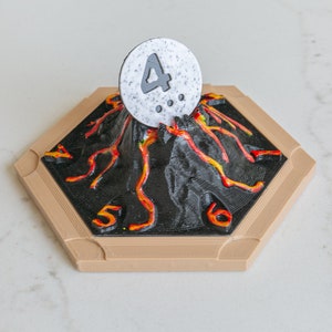 3D Print Catan Scenario: The Ancient Power Volcano/Iceberg/Jungle/Earthquake