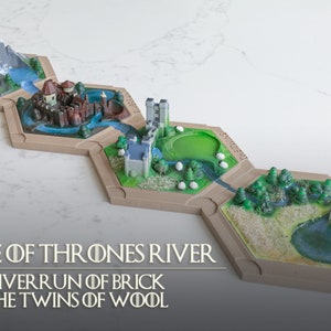 3D Printed Catan Boards for Scenario - the Rivers of Catan - Etsy