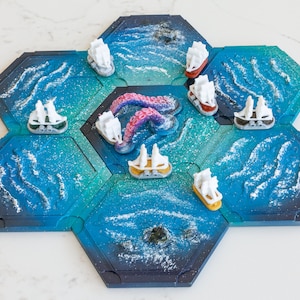 Płytki morskie Catan drukowane w 3D