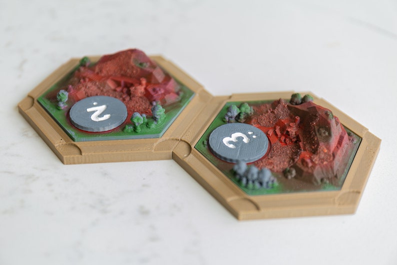 3D Print Catan Resource Tile - Etsy