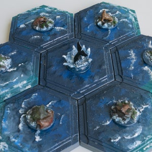 Catan 3D Printed Sea Tiles | Etsy